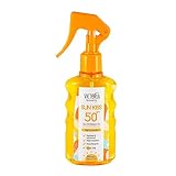 Victoria Beauty - Sonnenschutz Körperöl LSF 50, Sonnenspray mit Squalan und Kokosnussöl, Sonnenöl SPF 50, Sonnenschutz mit hohem Breitspektrumschutz, wasserfeste Formel (1 x 200 ml)