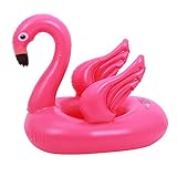 Riesiger aufblasbarer Flamingo Pool Schwimmer Schwimmring Poolspielzeug Schwimmender Schlauch Wasserspielzeug Floß Liegestuhl Sommer Strand Schwimmender Schwimmer für Kinder 1-5 Jahre