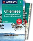 KOMPASS Wanderführer Chiemsee, Zwischen Rupertiwinkel, Simssee und Kampenwand, 55 Touren: mit Extra-Tourenkarte, GPX-Daten zum Download