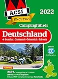 ACSI Campingführer Deutschland 2022: + Benelux-Dänemark-Österreich-Schweiz. Inkl. ACSI CampingCard Ermässigungskarte und ACSI Camping Europa-App Rabattcode (Hallwag ACSI Führer)