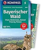 KOMPASS Wanderführer 5447 Bayerischer Wald: Wanderführer mit Extra-Tourenkarte, 60 Touren, GPX-Daten zum Download