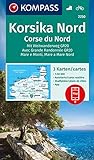 KOMPASS Wanderkarten-Set 2250 Korsika Nord, Corse du Nord, Weitwanderweg GR20 (3 Karten) 1:50.000: inklusive Karte zur offline Verwendung in der KOMPASS-App. Fahrradfahren.