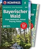 KOMPASS Wanderführer Bayerischer Wald, Cham, Bodenmais, Zwiesel, Freyung, Passau, 60 Touren: mit Extra-Tourenkarte, GPX-Daten zum Download